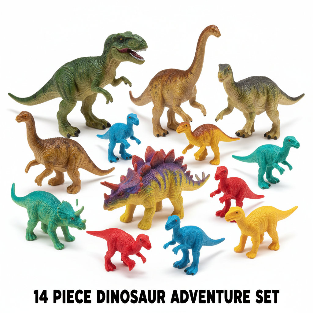 14 Piece Dinosaur Set