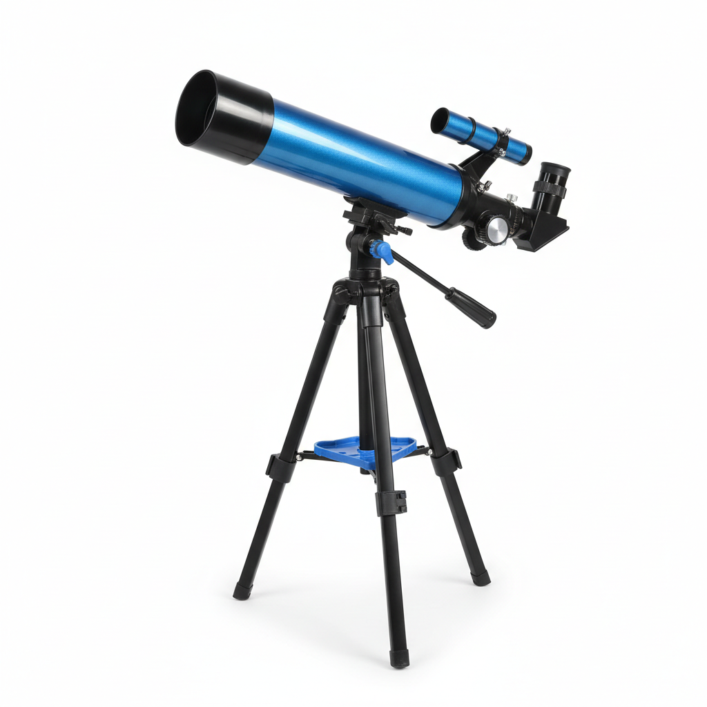 Kids beginner telescope with adjustable tripod for stargazing