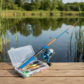 Kids Functional Fishing Set with Full Tackle Box