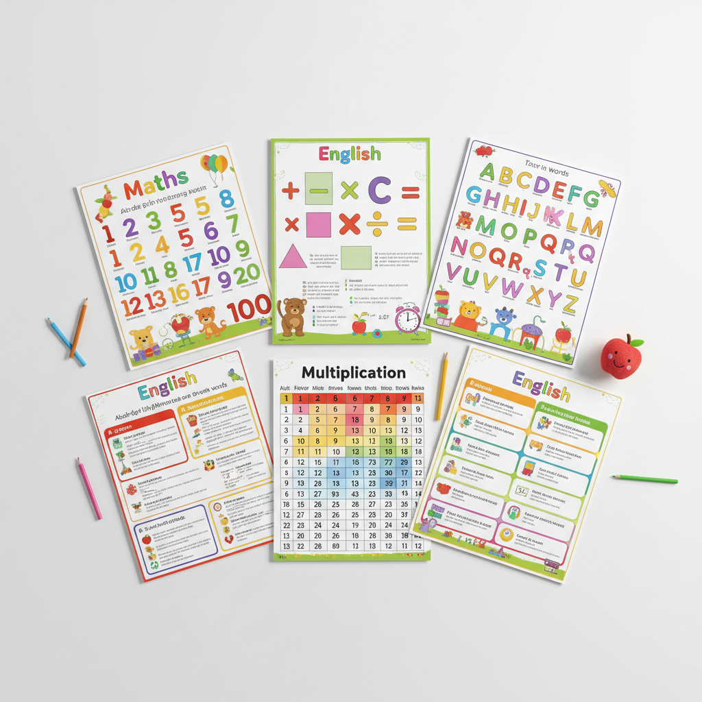 Maths & English Learning Posters