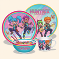 Huntrix K-pop Demon Hunters Plates Bowls and Cup Set