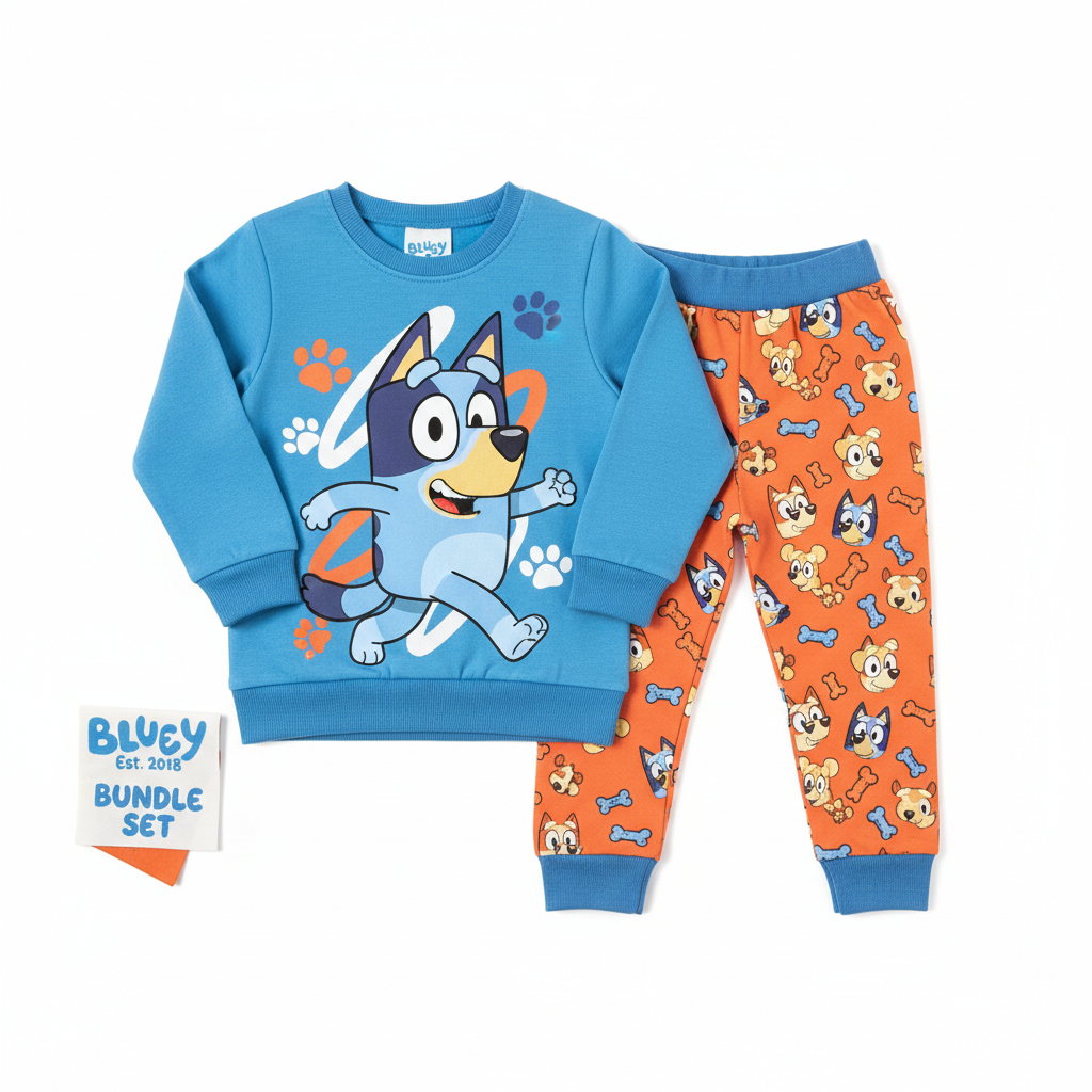 Bluey Kids Jumper and Pants Bundle