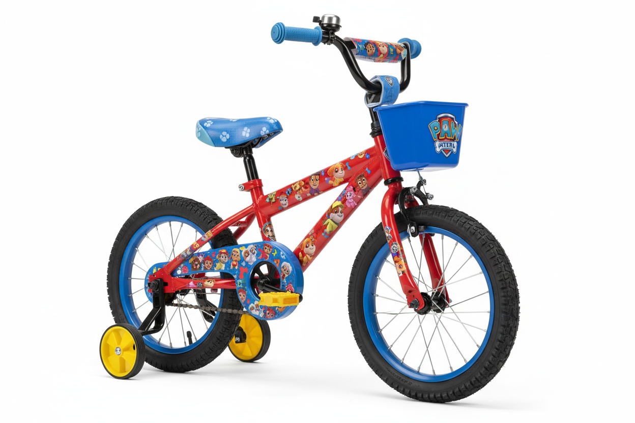 Paw Patrol Kids Bike with Removable Training Wheels